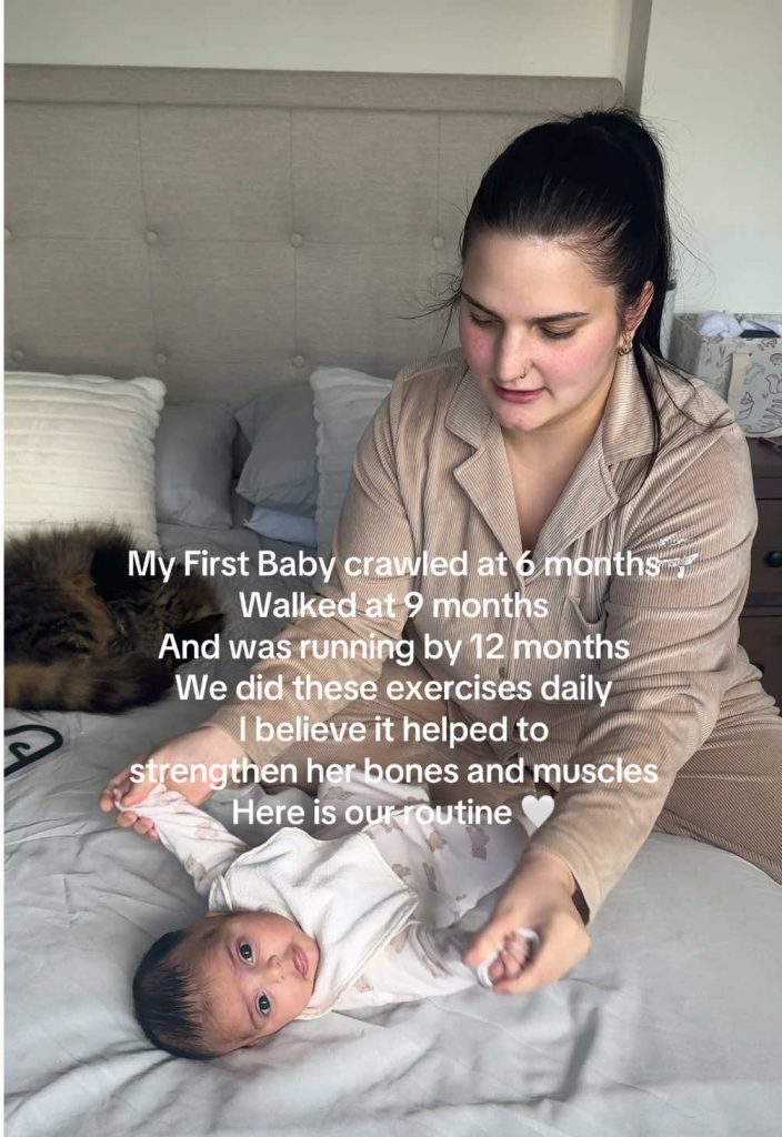 @alaylaslife Baby exercises & stretches #babymilestones #babydevelopment #babye...