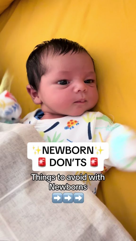 @baby_nayel DON’T do these things with a newborn #newborn #newmom #newbornbaby ...