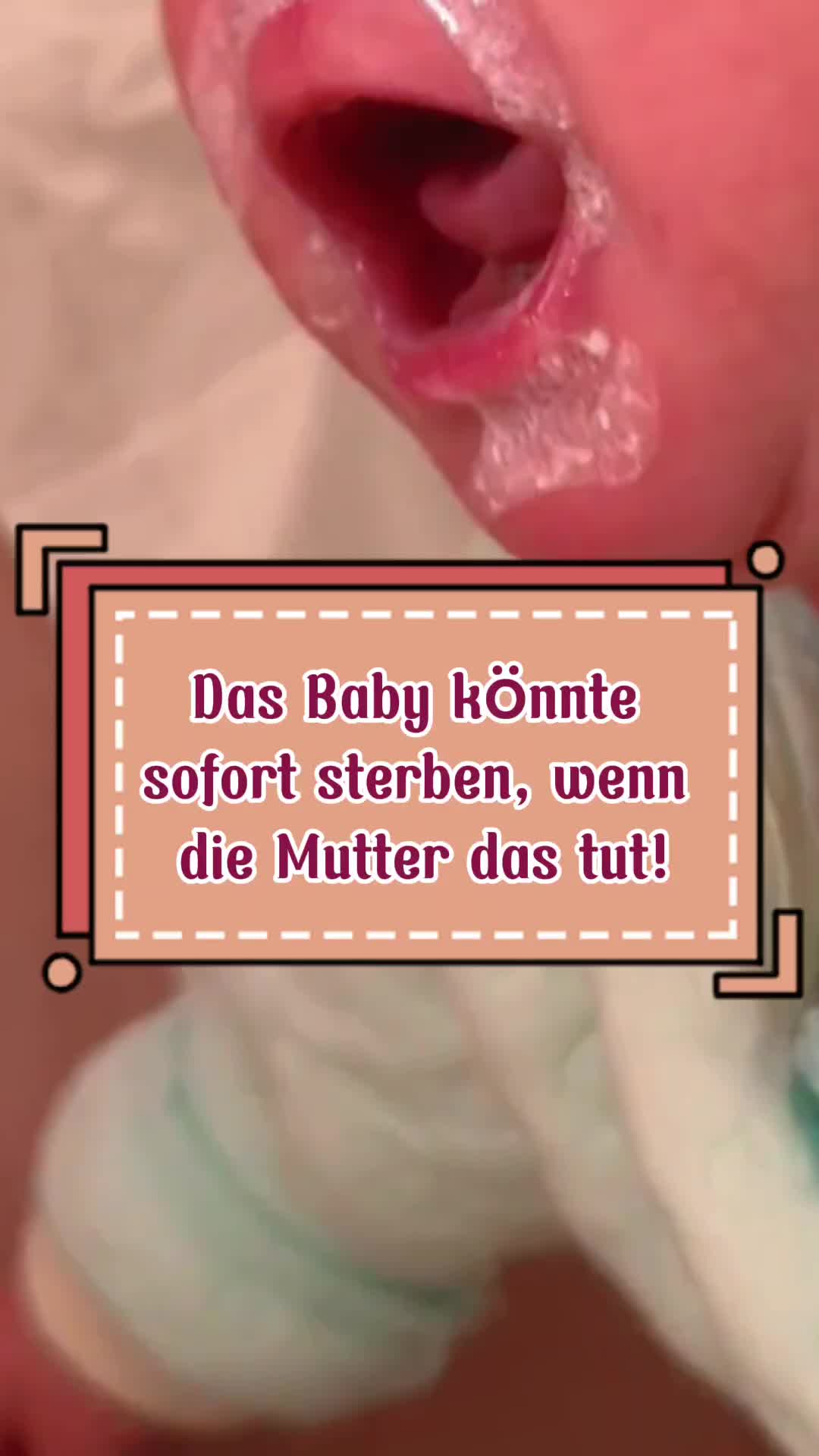 @babypflegetipps Das Baby könnte sofort sterben, wenn die Mutter das tut! #tipps...