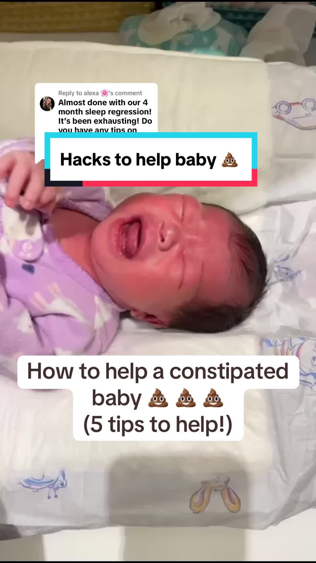 @babysleepteam Replying to @alexa  Dealing with a constipated baby?  Don't worry...
