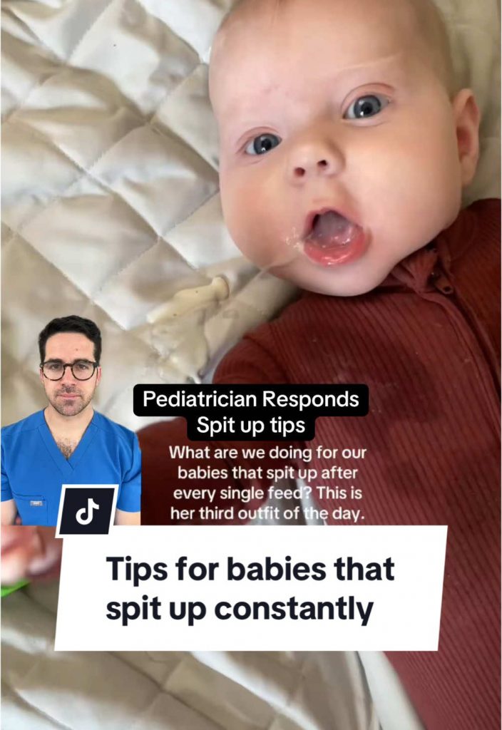 @doctor_yoshi Is your baby spitting up constantly? Try these tips! Hope this hel...