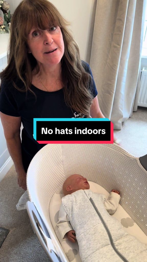 @ewanandfriends Make sure baby's head is uncovered. Babies do not need to wear h...