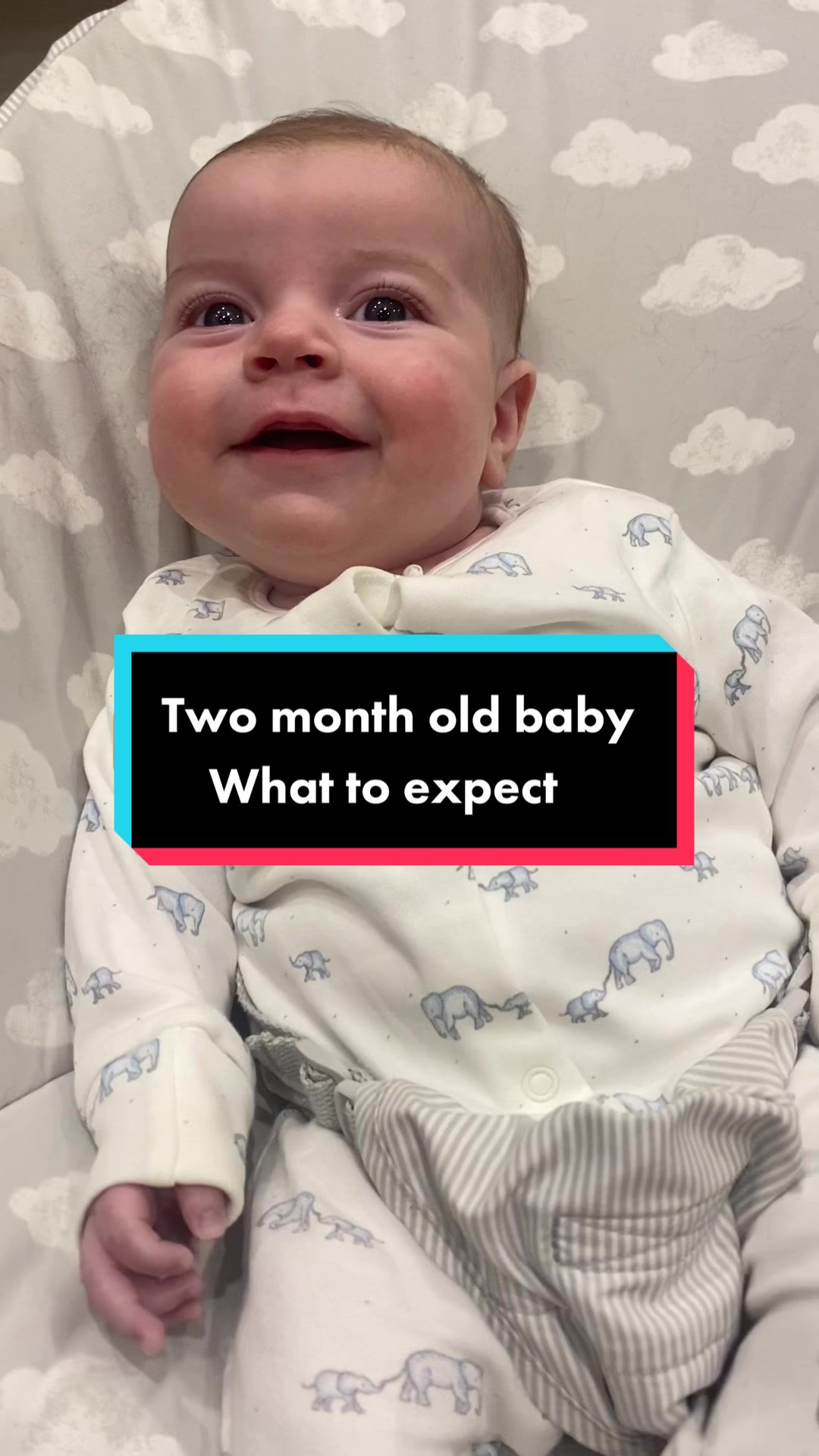 @ewanandfriends What to expect for a two month old baby. Night time sleep period...