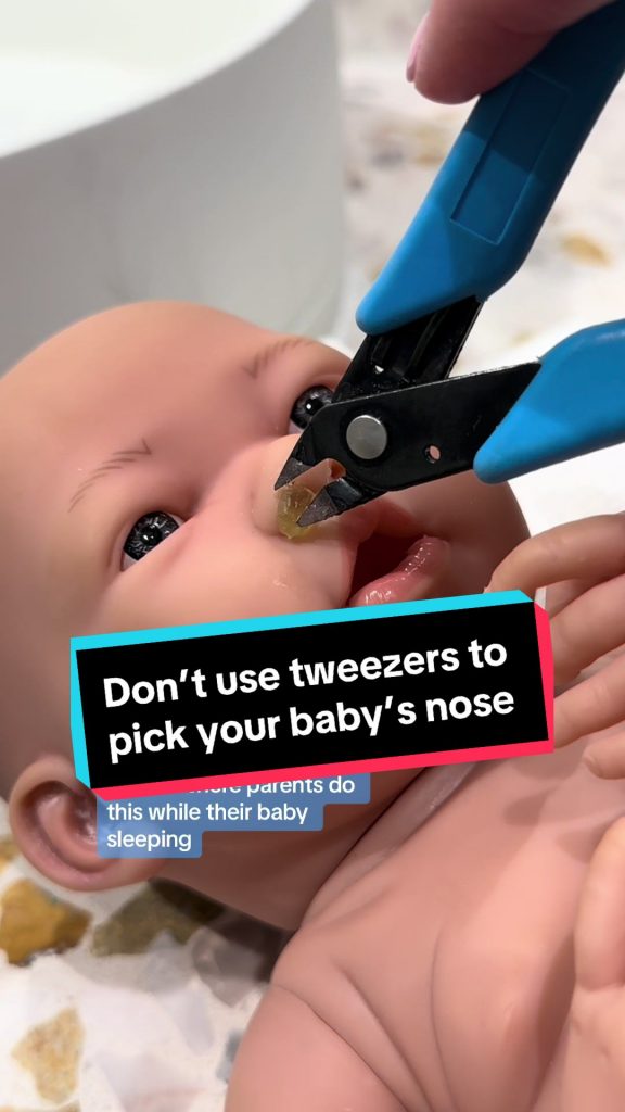 @fridababy We’ve seen a lot of parenting hacks but using tweezers to pick your b...