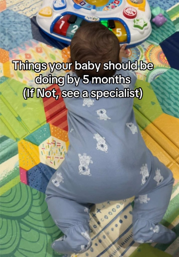 @gloriakimp 5 months is rough… #babytiktok #babiesoftiktok #fypp #fyp #haha #bab...