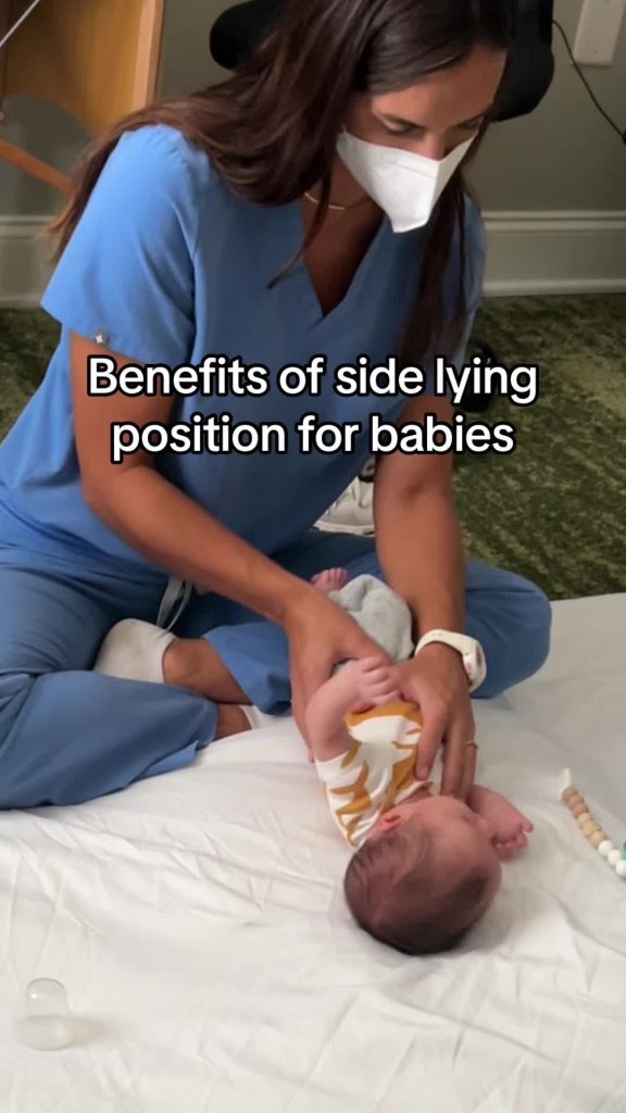 @happybabybodywork Its really never to early to start practicing supported sidel...