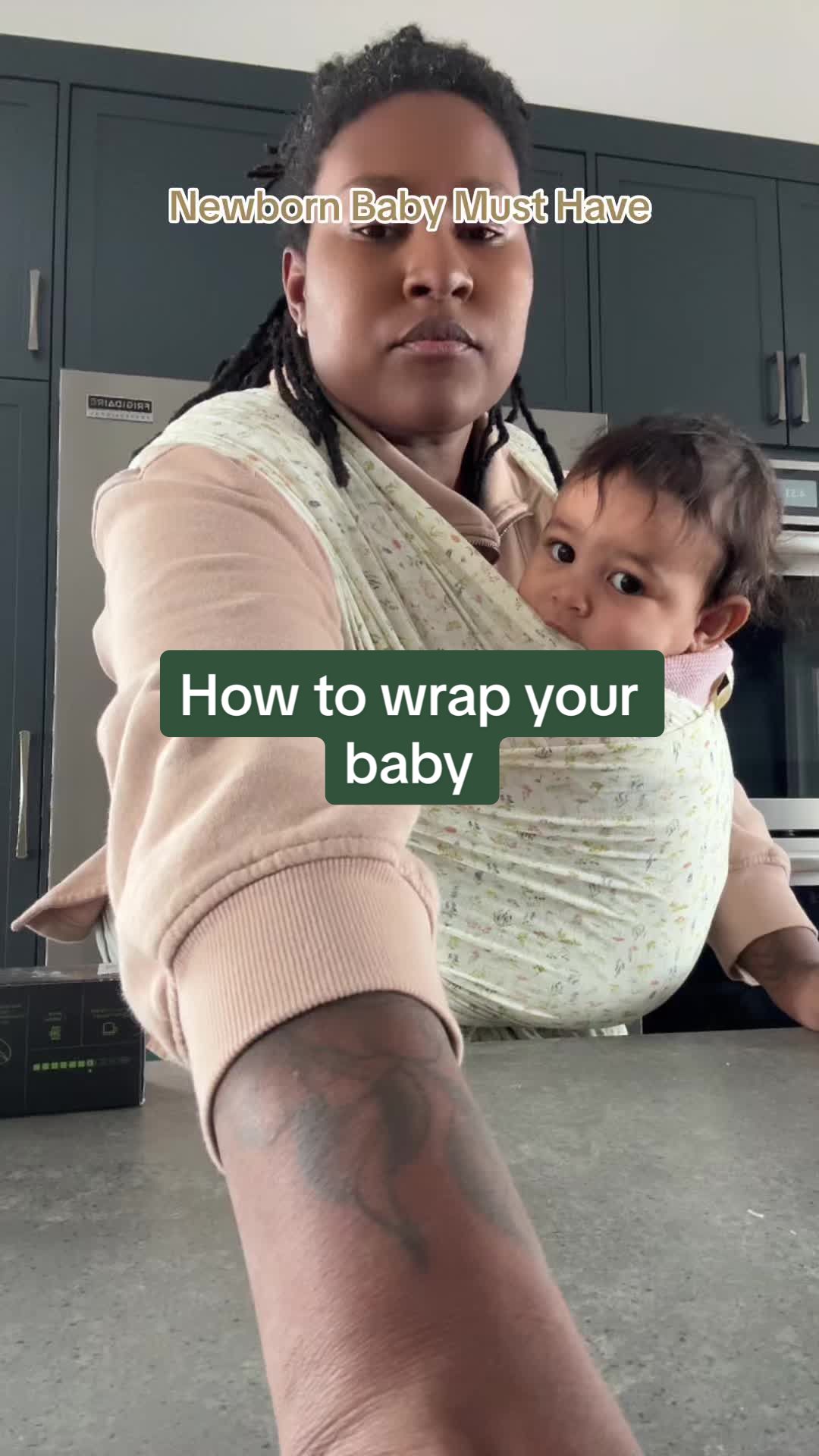 @heritagebabydesigns Good luck out there #babywearing #babywrap #tutorial #momad...