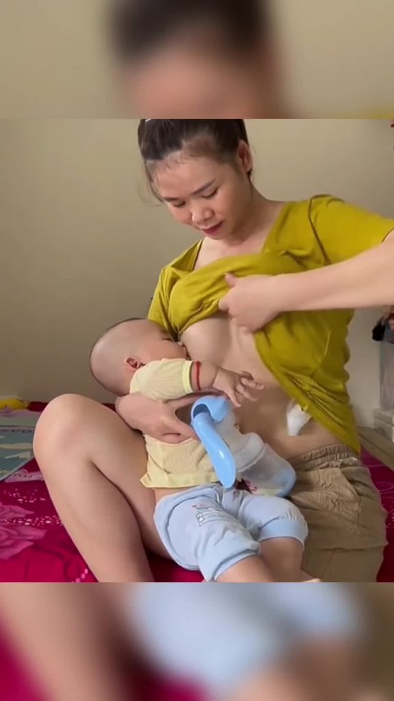 @hopeless_cores7 Breastfeeding Baby #breastfeeding #momsbaby #momslove #baby #mi...