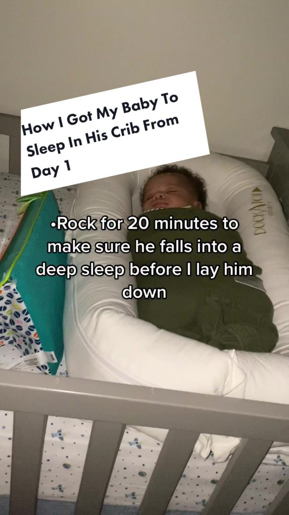 @jaidah_baibe How I got my newborn adjusted to sleeping in his crib from day 1  ...