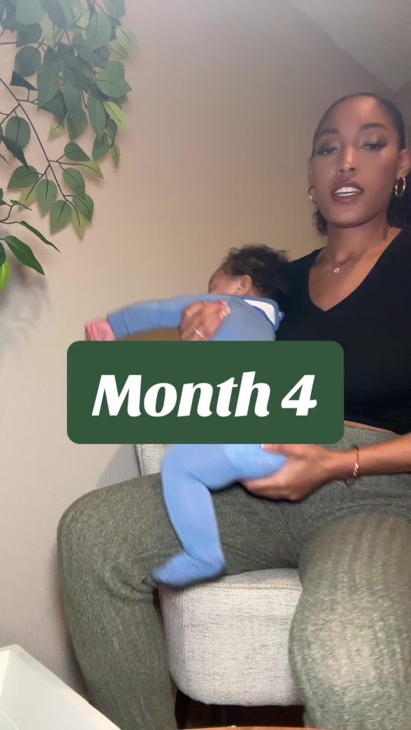 @kerinsamanta Month 4 #fyp #fypシ゚viral #babiesoftiktok #babies #firsttimemom #4...