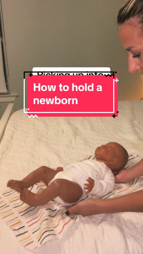 @labor_junkie_rn Like holding a noodle, right?   more baby basics  #firsttimemom...