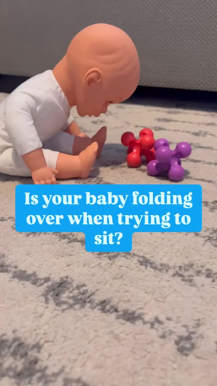 @marchsistermamas Does your baby tend to fold over during sitting? Try these tip...