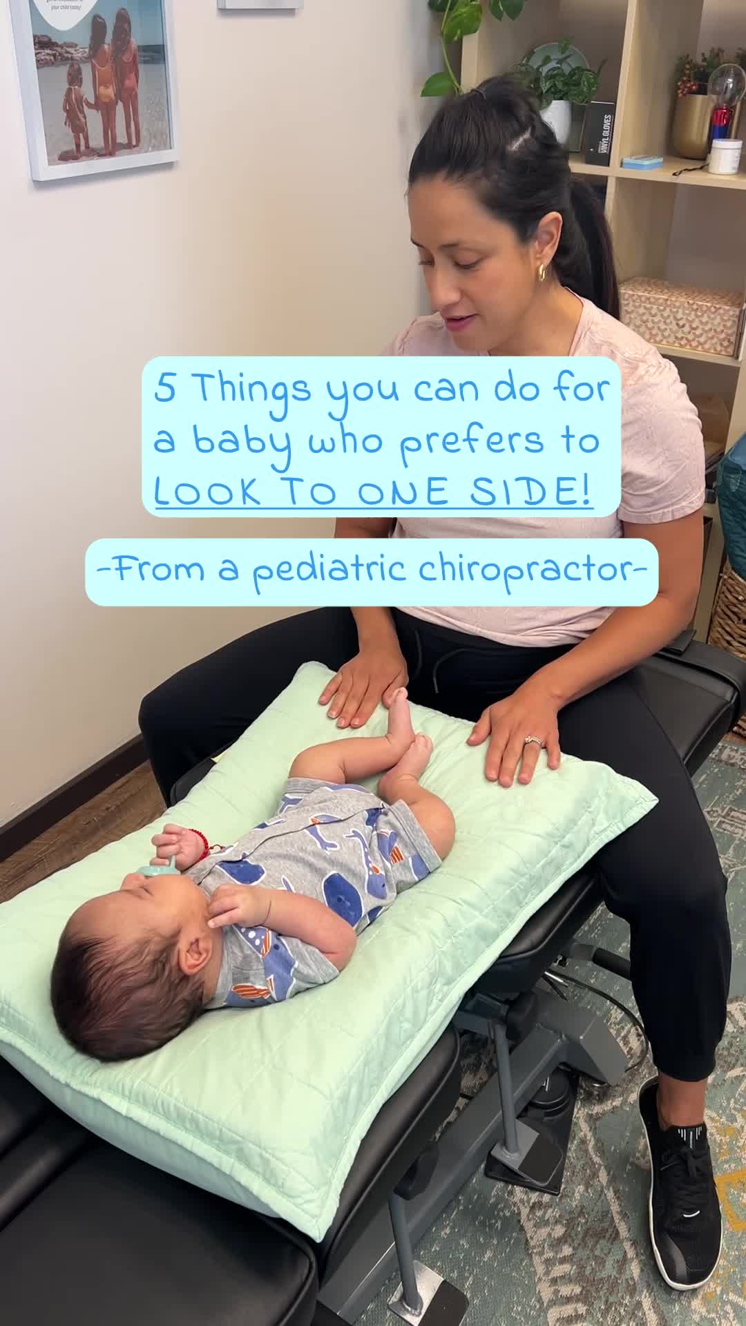 @mommaschiro 5 things you can do for baby who looks to one side! Share with a fr...