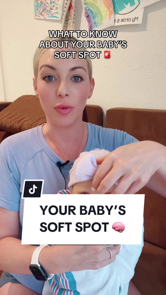 @nurse.carly What new parents need to know about your baby’s soft spot!  #newbor...