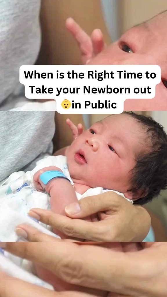 @parentinggenie When is the right time to take your newborn out in public? It'...