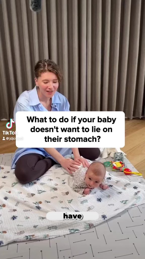 @polina_babycare Babies from 0 to 3 months old need tummy time every day. The so...