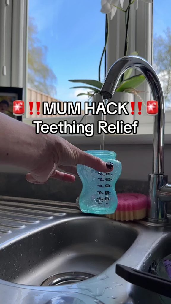 @sammy_lifestylemama Mum Hack - Teething relief for your baby #teething #teethin...