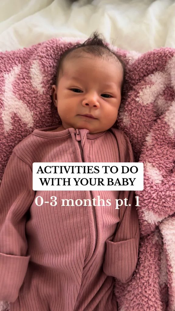@saraandcrew activities to do with your newborn babies from 0-3 months old! #bab...