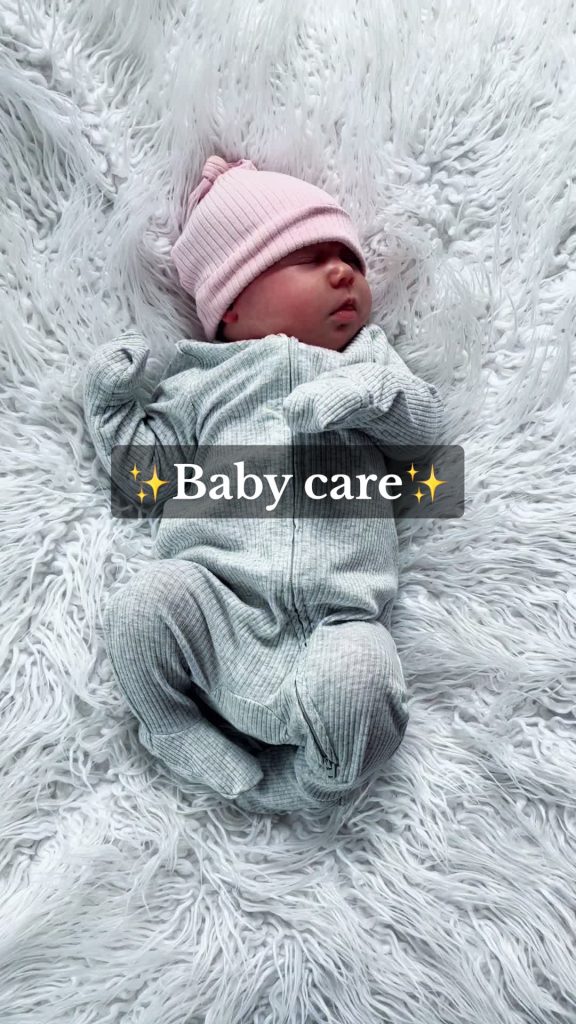 @sasha.mints Always support neck and bottom when picking up baby #baby #firstt...