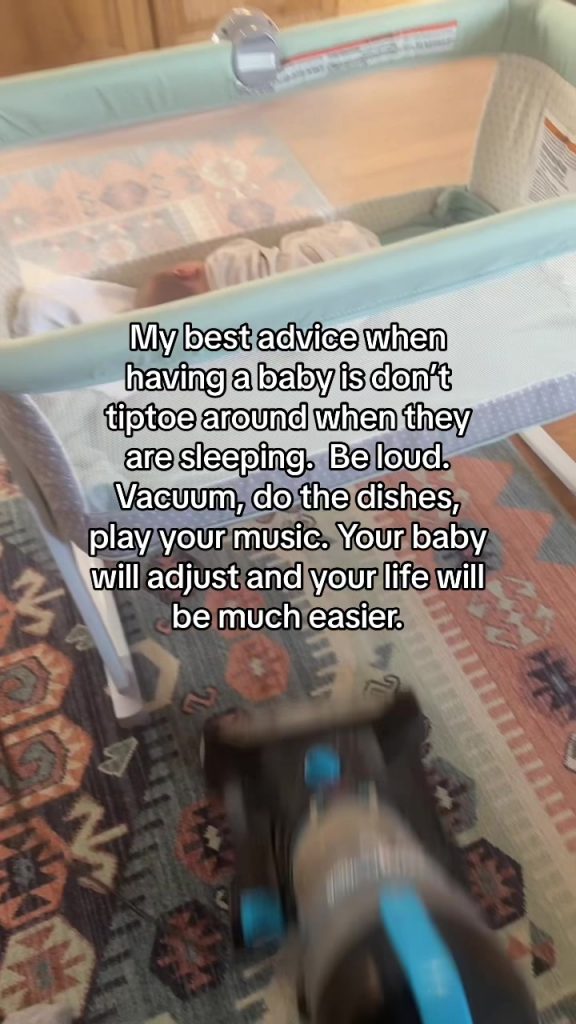 @.simply.mallory I was scared to make any amount of noise with my first baby. Th...