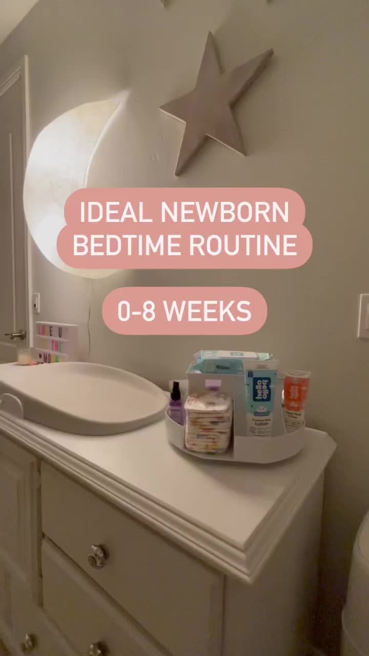 @sleepfullbaby Baby bedtime routine for sleeping through the night over time! #m...