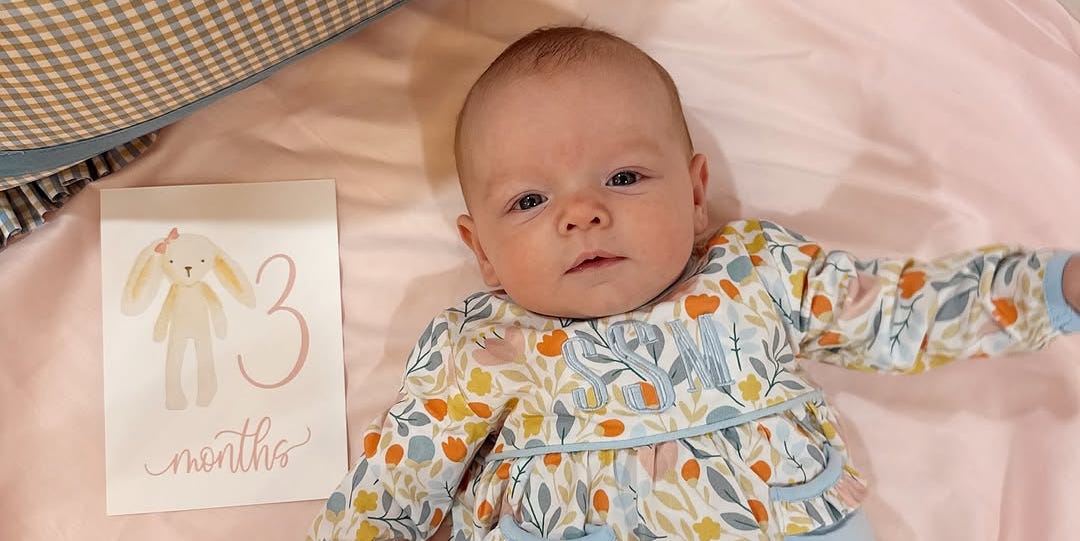 Alex Drummond Shares 3-Month Milestone Photos of Her Baby