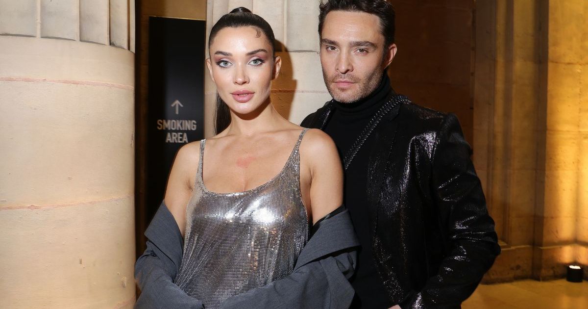 Amy Jackson & Ed Westwick Hold Newborn Baby Boy Close in Photos