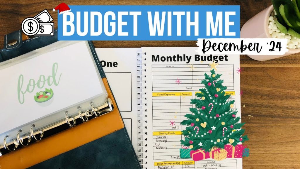 BUDGET WITH ME December 2024 | Single Mum Budget | Frugal Living UK