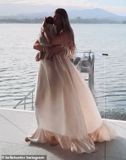 Bella Hunter and billionaire husband Gary Friedman welcome their first baby - just one month after announcing their secret pregnancy