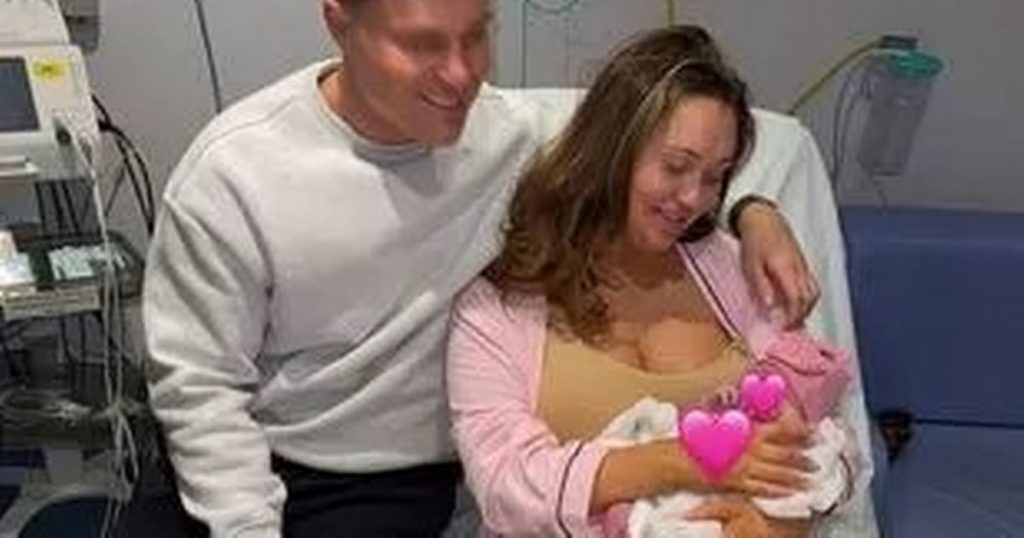 Charlotte Dawson gives birth to baby girl after going into labour at kids' party