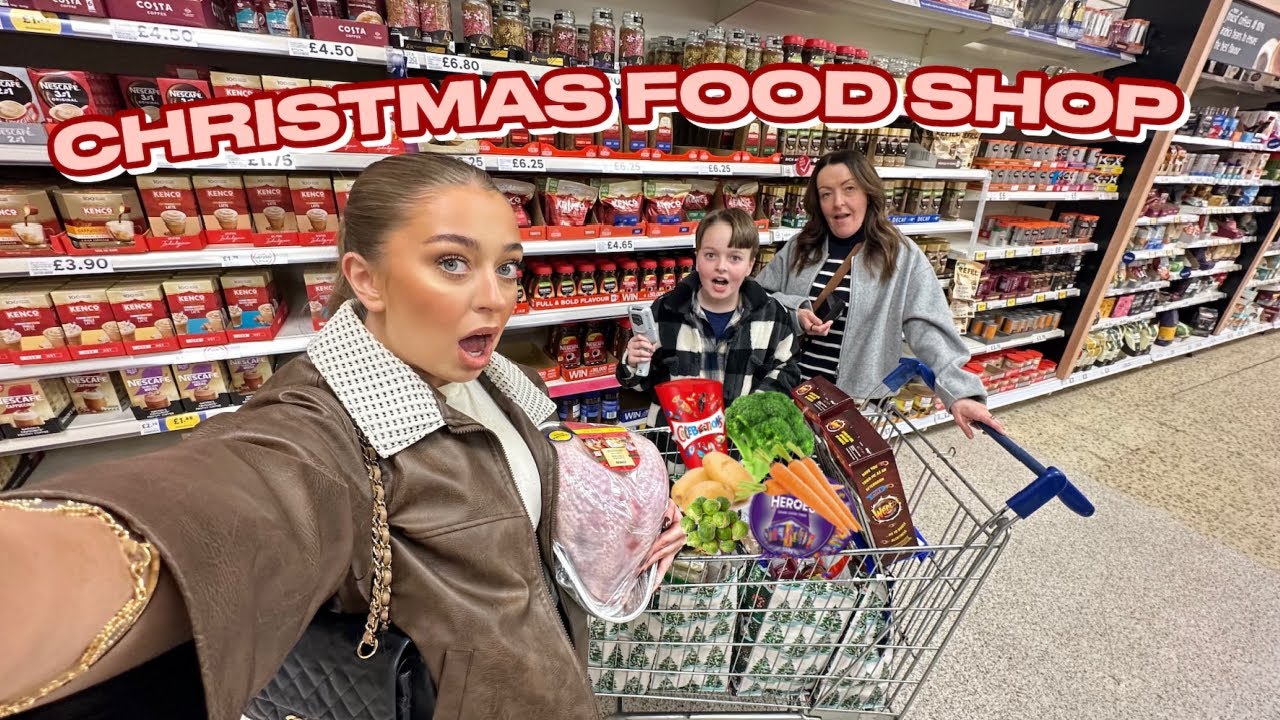 Christmas Food Shop 2023 & Surprising My MUM For Her BIRTHDAY!!