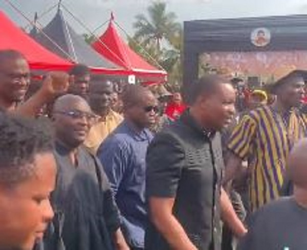 Dr. Bawumia, Wontumi and others attend funeral of Tweneboah Fokuo's mother