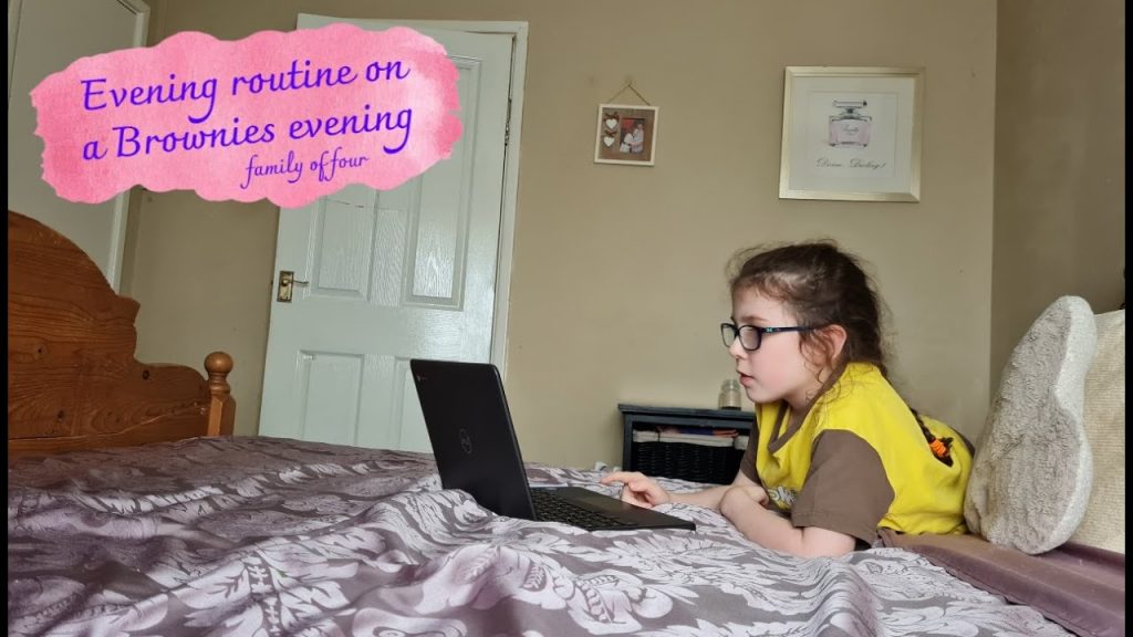 EVENING ROUTINE ON A BROWNIES NIGHT | UK MUM OF TWO