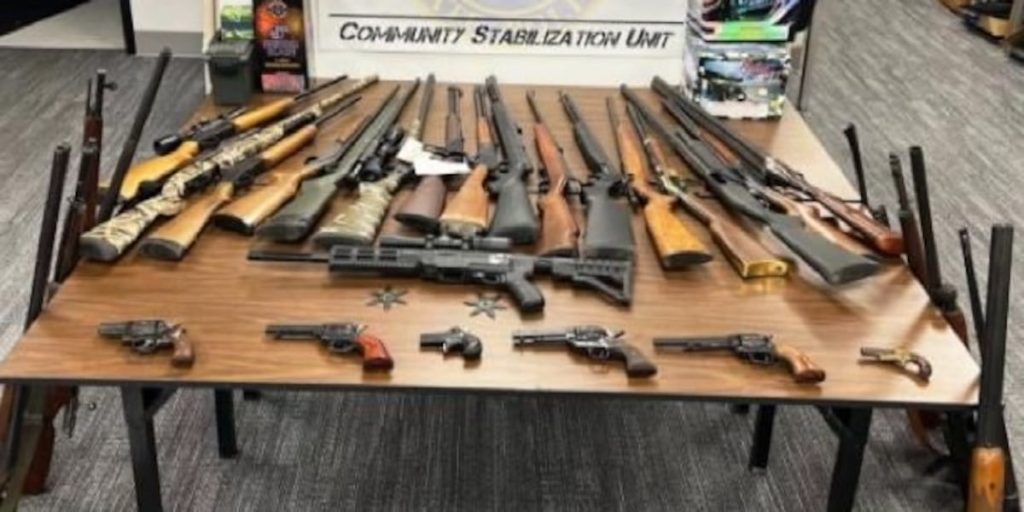 Father and son arrested in firearm and animal cruelty investigation