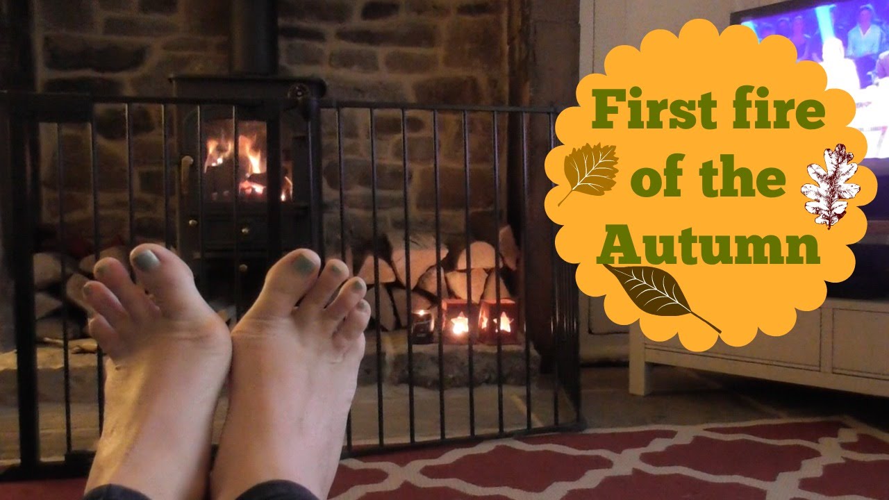 First fire of the Autumn | UK Stay at Home Mum #Ad