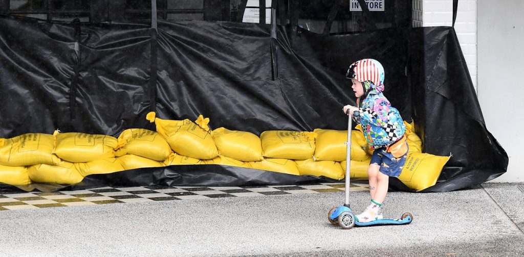How can parents talk to their kids about Cyclone Alfred?