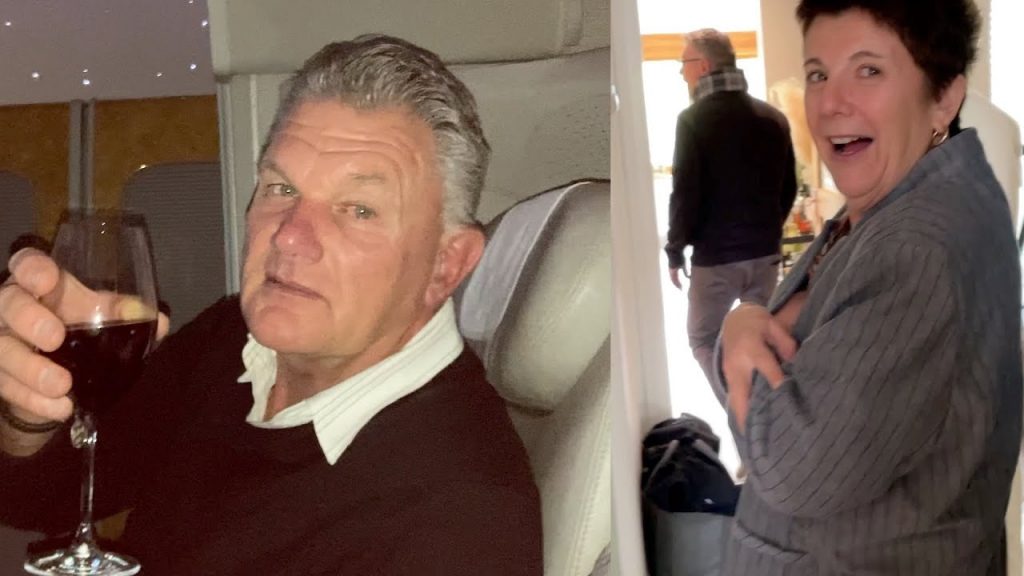 I upgraded mum and dads flight over to the uk and they vlogged it !