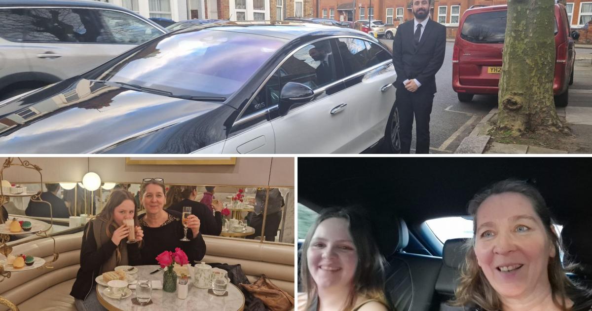 I was driven around London as a Mother's Day treat