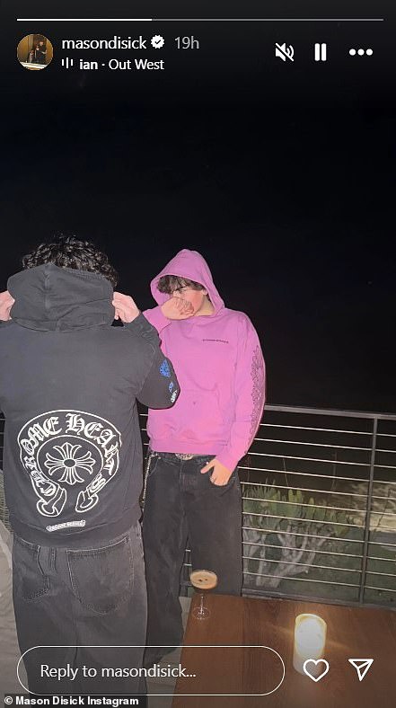 Kourtney Kardashian's reclusive son Mason Disick returns to social media after 'secret baby' saga