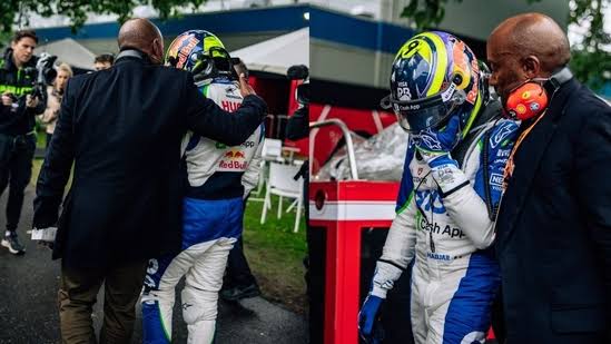 Lewis Hamilton’s father rushes to console F1 debutant after shock Australian GP crash in heartwarming moment