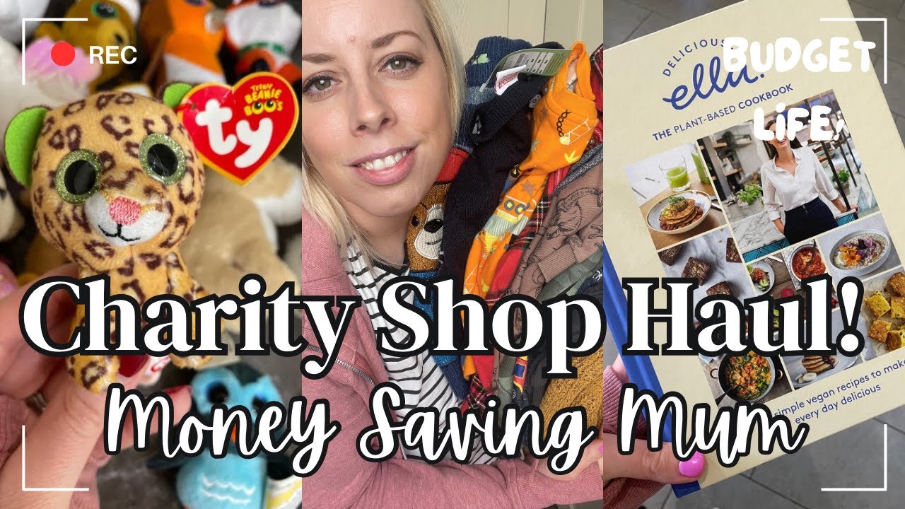 *MASSIVE* Charity Shop Haul - The thrifted finds of a money saving on a budget! Chatty UK vlog.