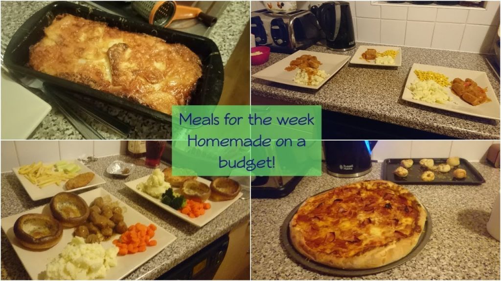 MEALS FOR THE WEEK | HOMEMADE ON A BUDGET | UK MUM OF ONE