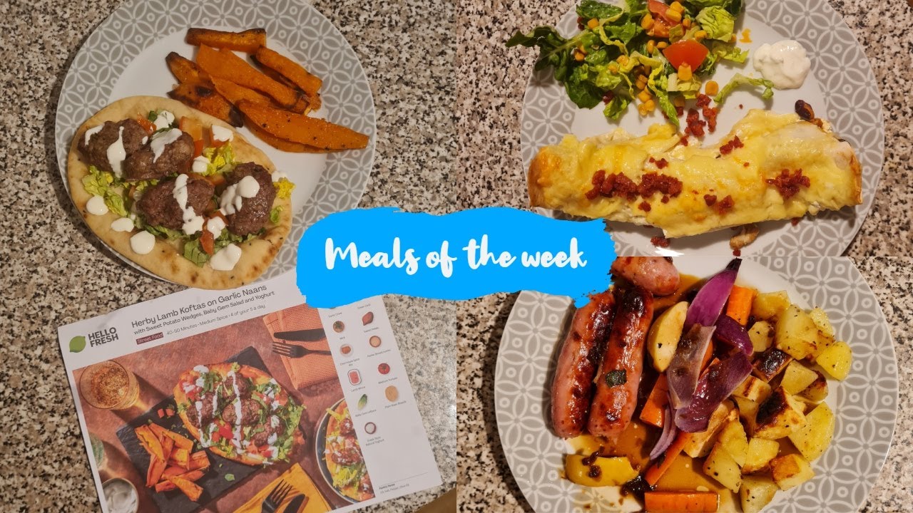 MEALS OF THE WEEK | TRYING OUT HELLOFRESH | UK MUM OF TWO | AD