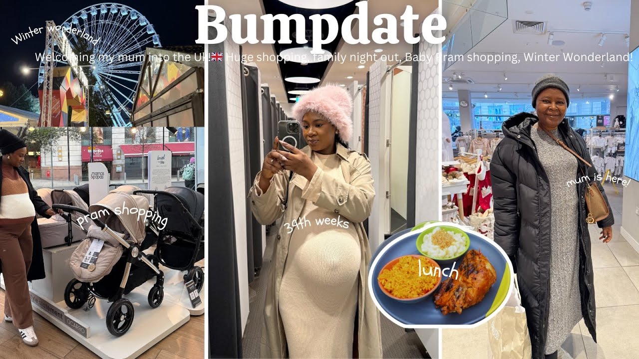MY MUM IS HERE!💃🏻- FIRST TIME IN UK🇬🇧!! LOT'S OF SHOPPING, LUNCH DATE + FAMILY OUTING, PRAM SHOPPING