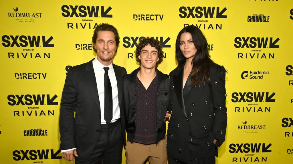 Matthew McConaughey’s son Levi makes rare public appearance with parents