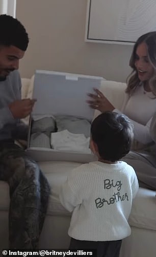 Morgan Gibbs-White and influencer girlfriend Britney De Villiers make new baby announcement - as the Nottingham Forest star celebrates a late call-up to the England squad
