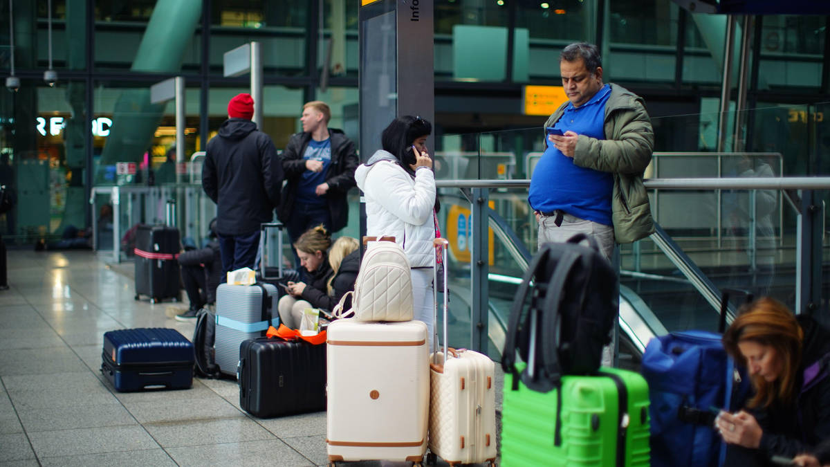 Most prepared man in Britain? Passenger's fantastic journey to reach baby goddaughter in...