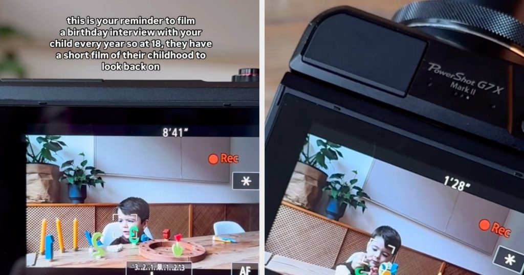 Mum Filming Adorable Birthday Interviews With Children Each Year