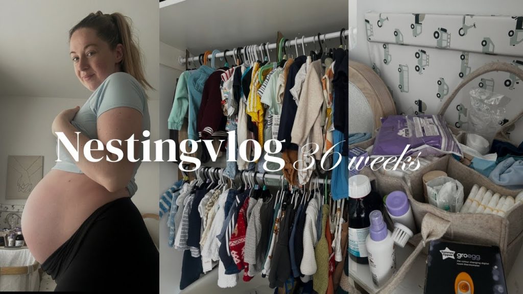 NEWBORN NESTING | 36 weeks pregnant second time mum UK