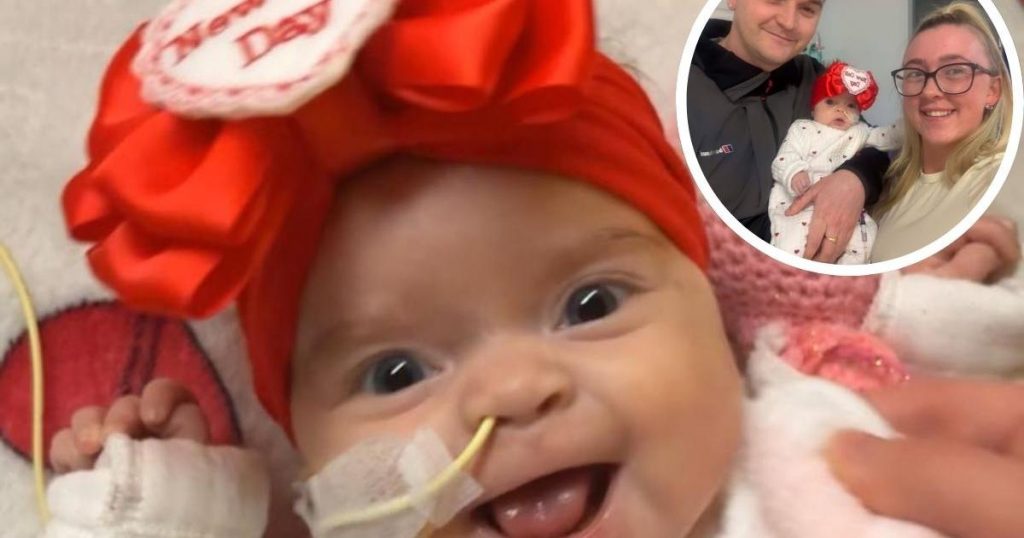 Newport baby Dolcie-Mae has received new stem cells